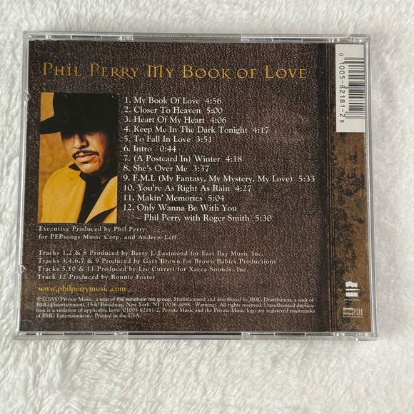 Phil Perry – My Book of Love CD  2000 R&B/soul album - Picture 2 of 5
